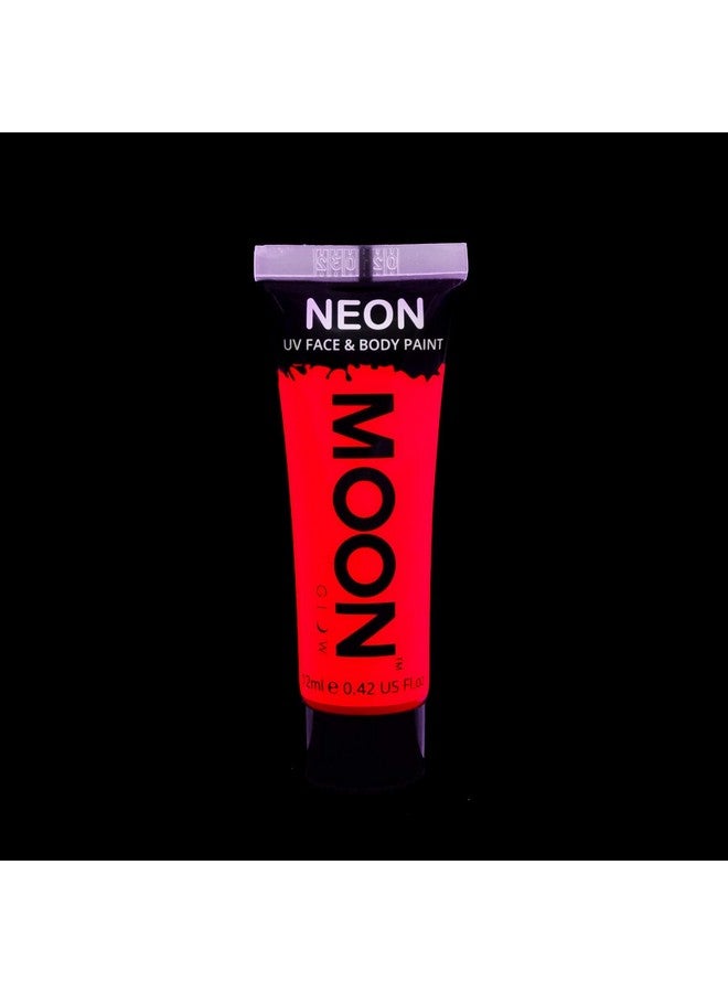 0.42Oz Blacklight Neon Uv Face & Body Paint Intense Red