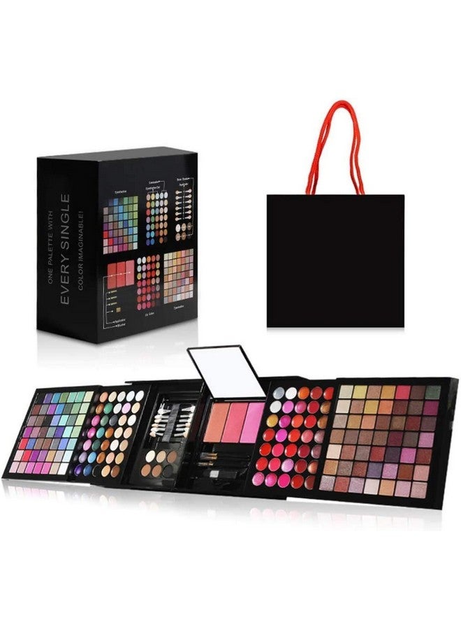 Professional Makeup Set With Full 177 Color Including Eyeshadow Palette Blush Lip Gloss Concealer, All In One Makeup Kit For Women Full Kit With Mirror And Applicators (177 Colors)