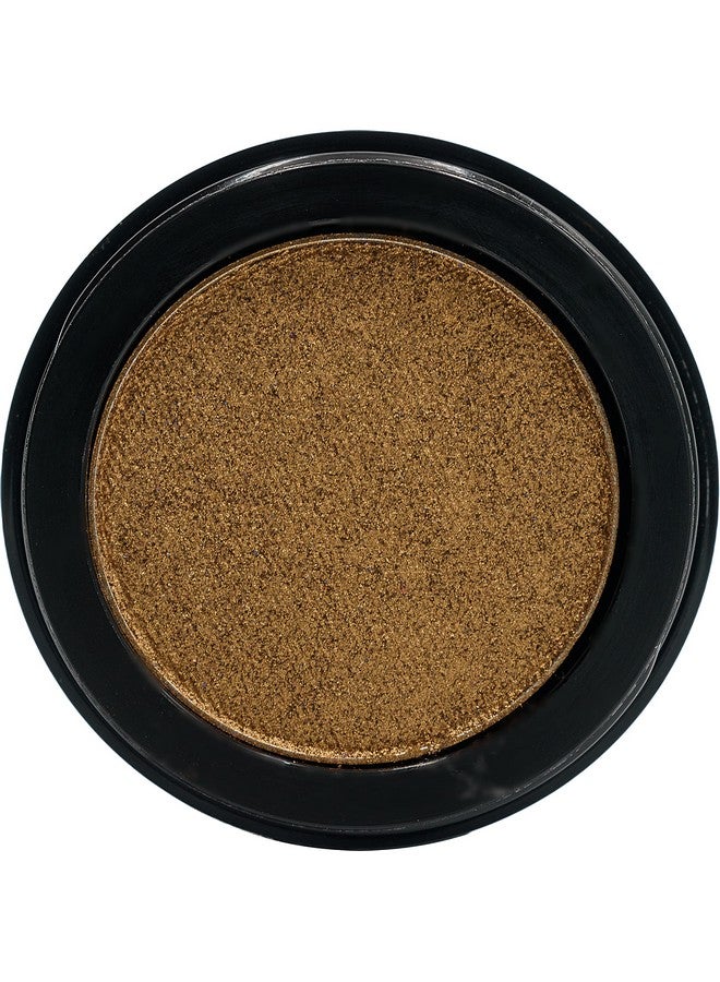 ª Bronzed Foil Dark Copper Yellow Gold Shimmering Metallic Pressed Powder Single Vegan Eyeshadow; Talc Paraben & Cruelty Free