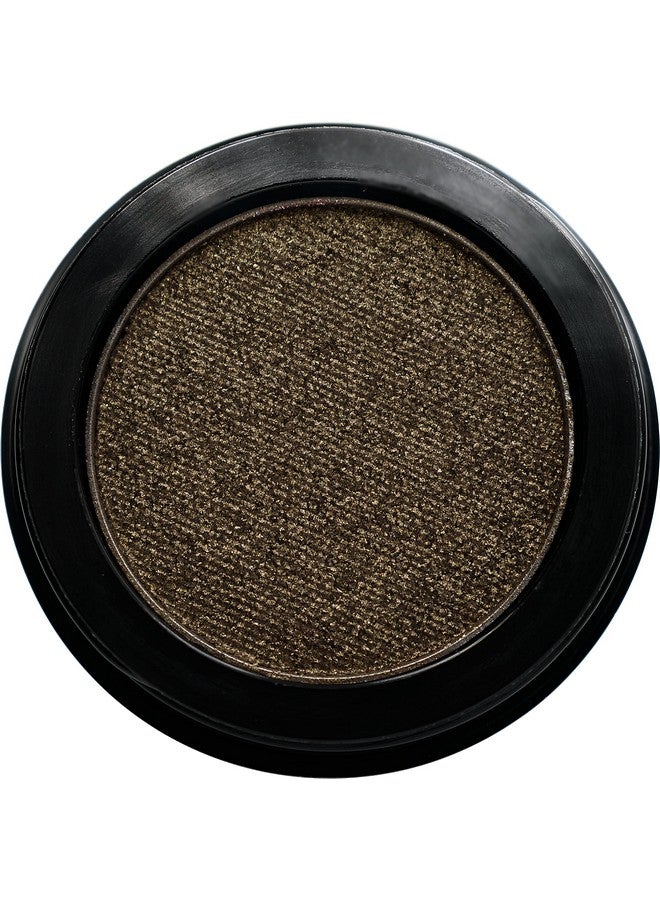 ª Dark Yellow Gold Flake Shimmering Metallic Pressed Powder Single Vegan Eyeshadow; Talc Paraben & Cruelty Free