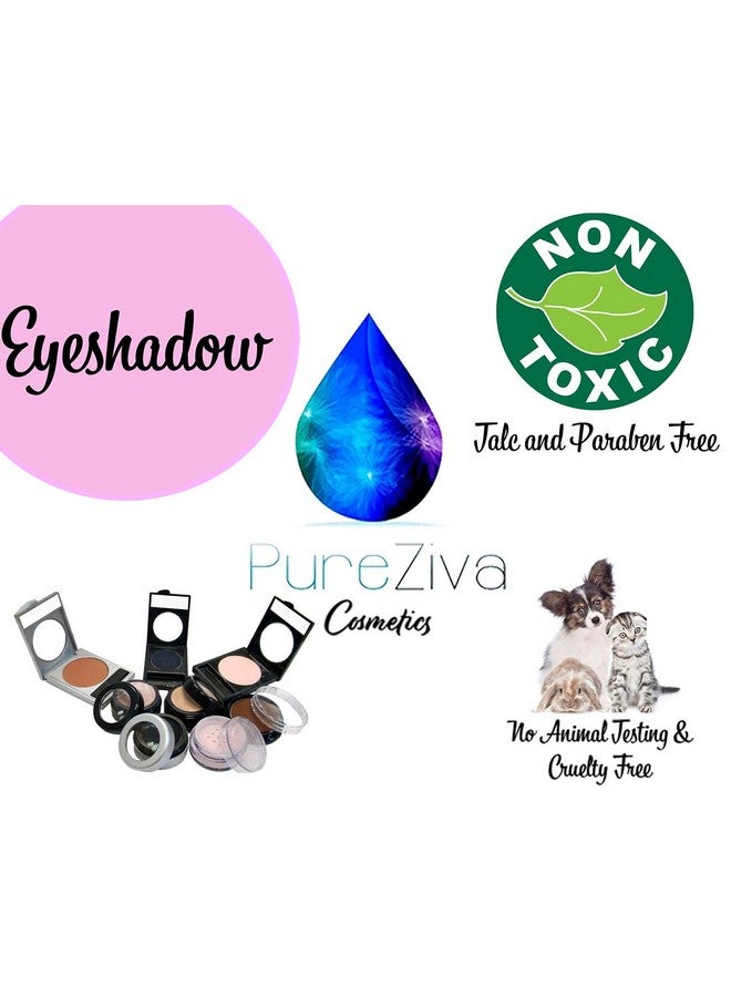 ª Dark Yellow Gold Flake Shimmering Metallic Pressed Powder Single Vegan Eyeshadow; Talc Paraben & Cruelty Free