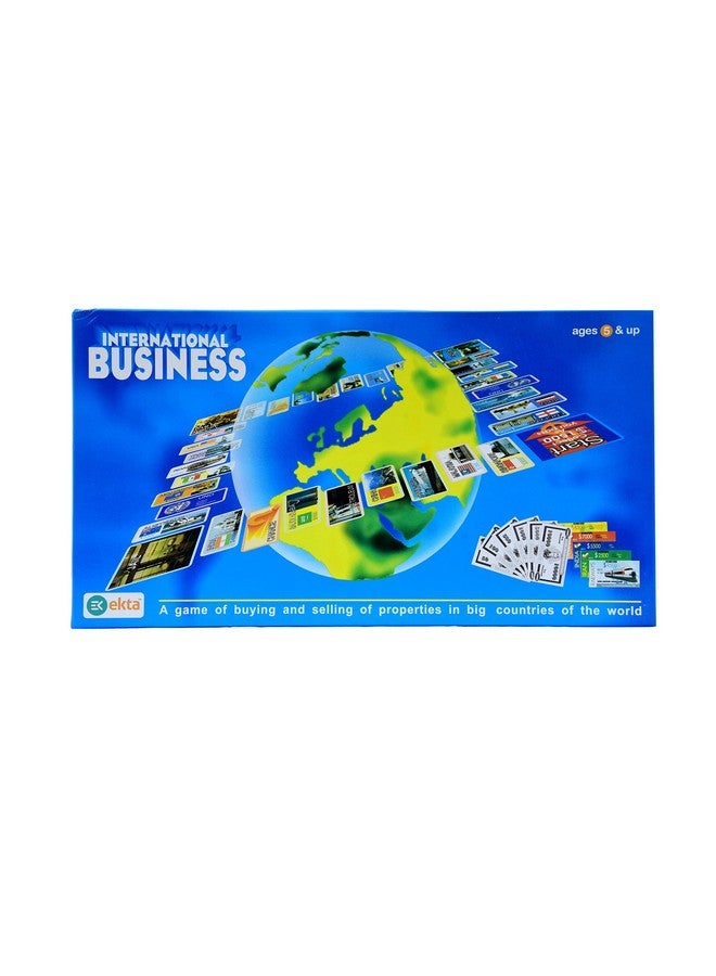 Bonanza Game Of Money International Business Board Game For Kids (Multicolour)