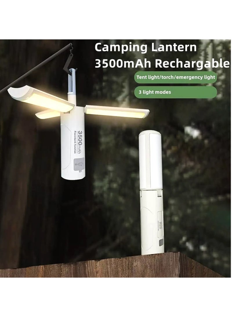 Toby's New Camping Lantern 3500mAh Rechargeable  750 Lumens Hanging Camping Lights