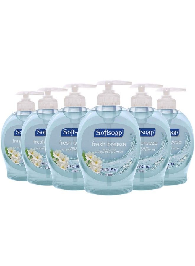 Liquid Hand Soap Fresh Breeze 7.5 Fluid Ounce (Pack Of 6)
