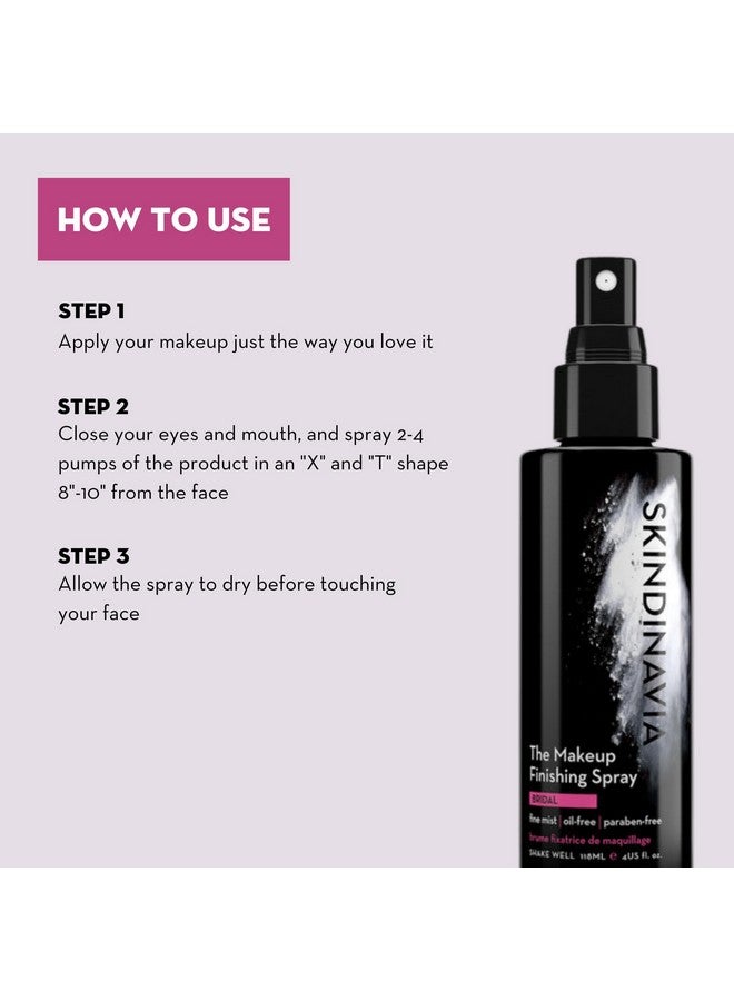 The Makeup Finishing Spray Travel Size Long Lasting Up To 16+ Hours Heat Resistant & Waterproof Fine Mist Finishing Spray For Makeup (0.66 Oz)