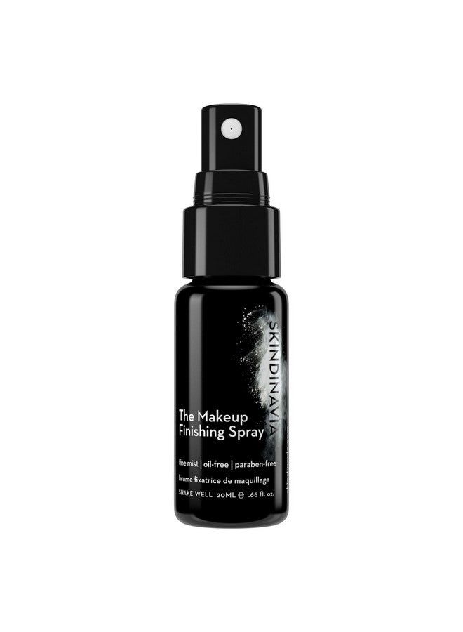 The Makeup Finishing Spray Travel Size Long Lasting Up To 16+ Hours Heat Resistant & Waterproof Fine Mist Finishing Spray For Makeup (0.66 Oz)