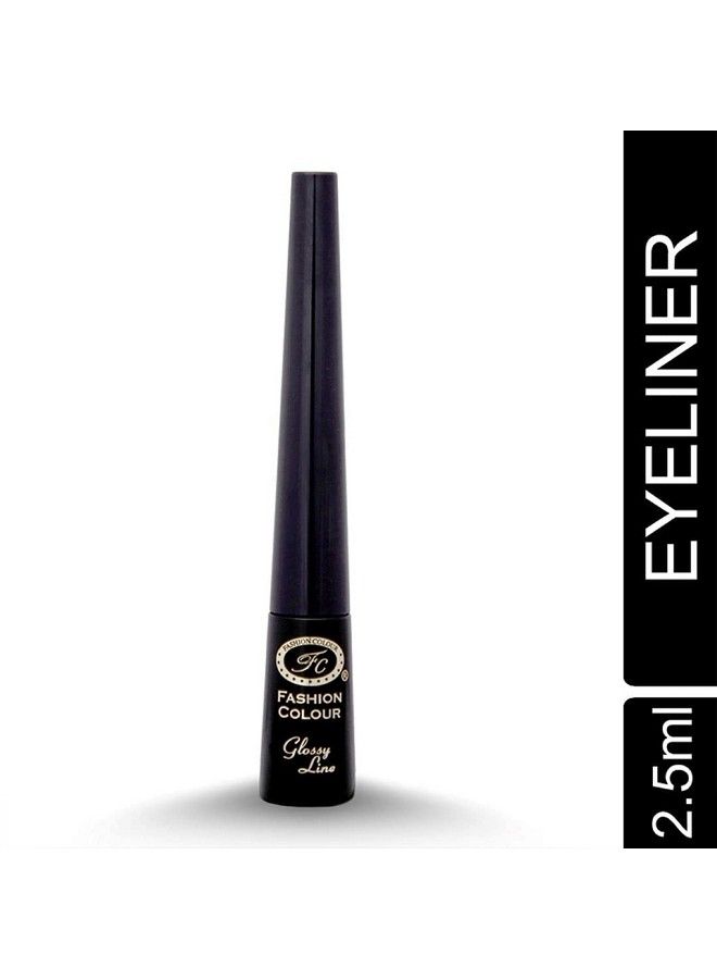 24Hrs Shiny Black Waterproof Eyeliner Glossy One Touch Make Your Eyes Outstanding