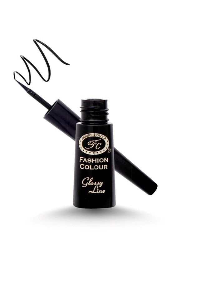 24Hrs Shiny Black Waterproof Eyeliner Glossy One Touch Make Your Eyes Outstanding