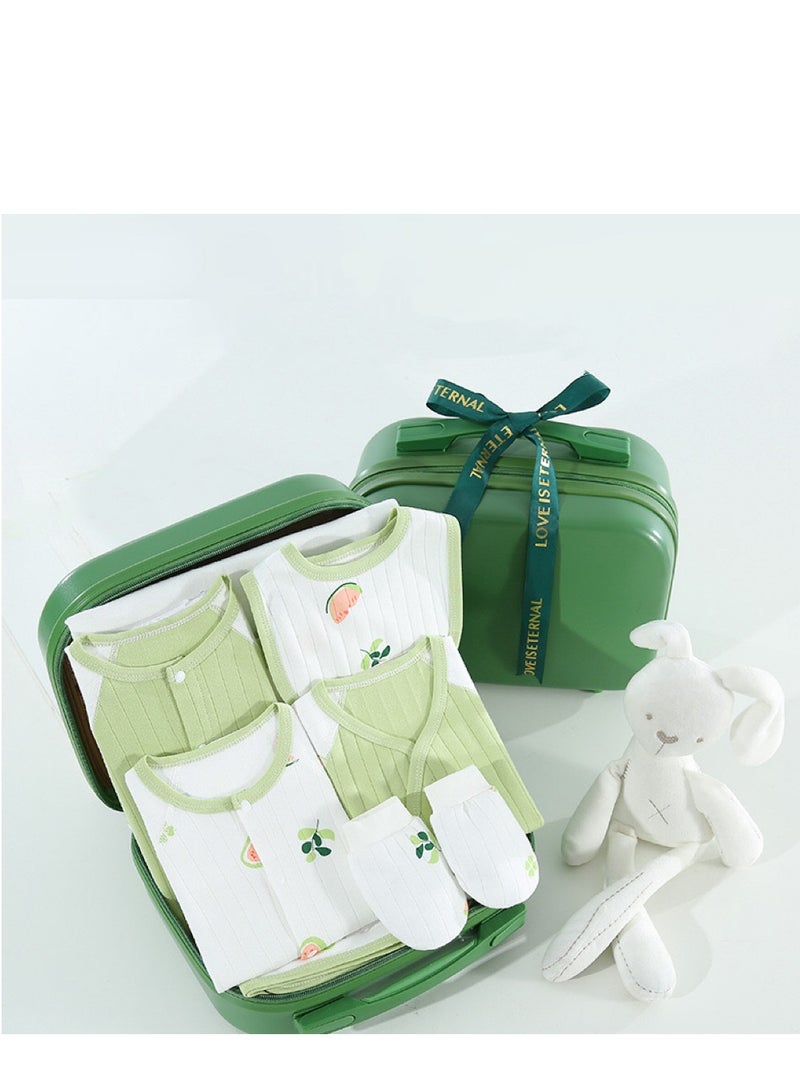 22pcs Baby Gift, Box Newborn Pure Cotton Clothing with Suitcase