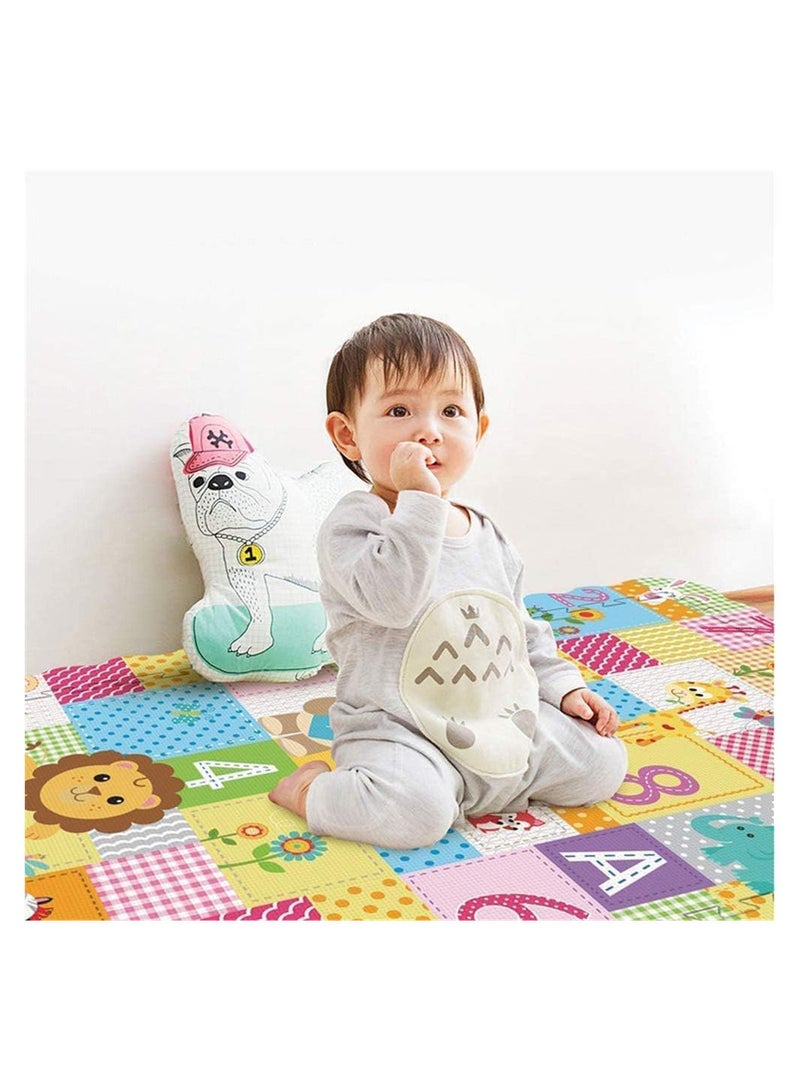 Baby Crawling Mat , 100*180*1 cm Non Toxic Floor Mat,Double-Sided Waterproof Baby Play Mat for Toddler Boy Girl