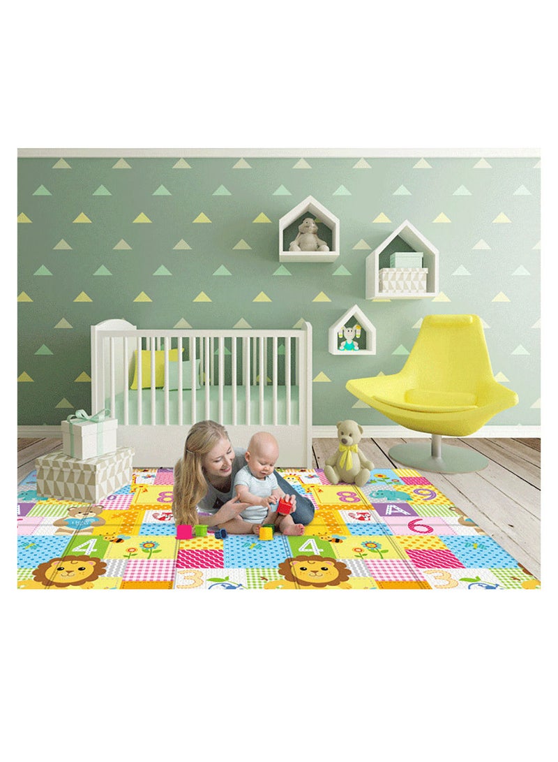 Baby Crawling Mat , 100*180*1 cm Non Toxic Floor Mat,Double-Sided Waterproof Baby Play Mat for Toddler Boy Girl