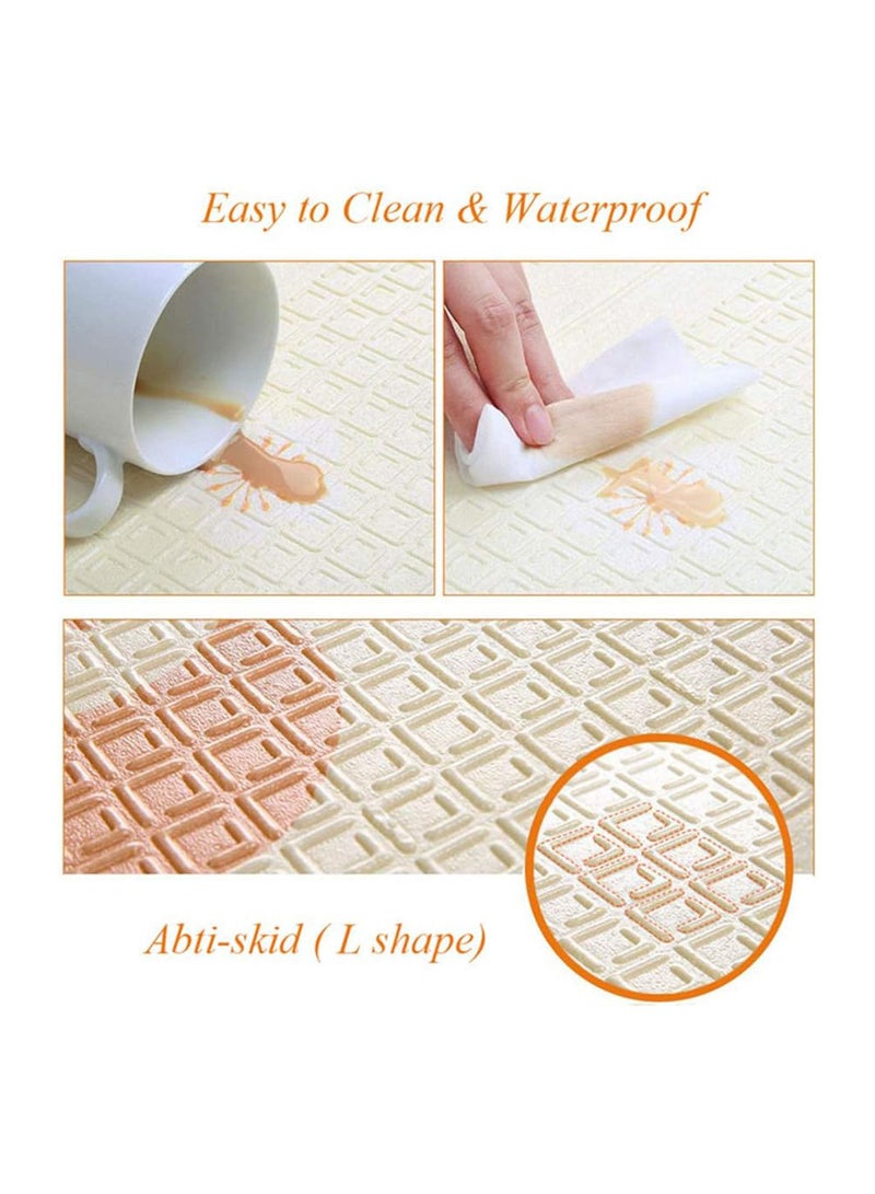 Baby Crawling Mat , 100*180*1 cm Non Toxic Floor Mat,Double-Sided Waterproof Baby Play Mat for Toddler Boy Girl