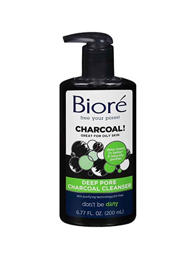 Deep Pore Charcoal Cleanser Black