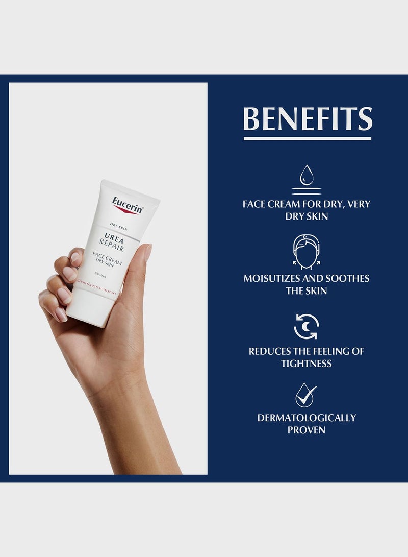 Eucerin Replenishing Face Cream 5% Urea - 50ml