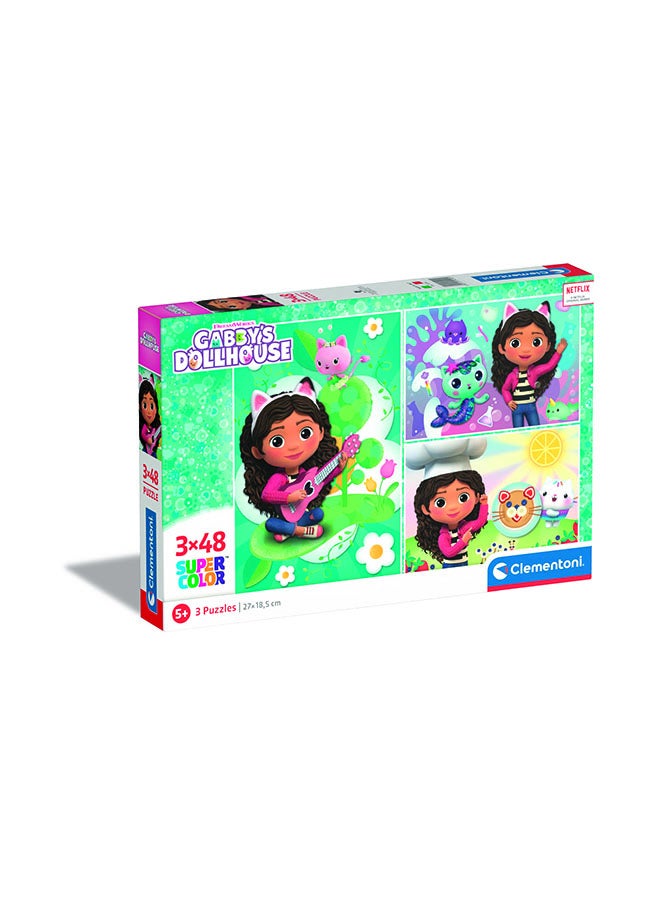 Puzzle Gabbys Garden 3X48Pcs