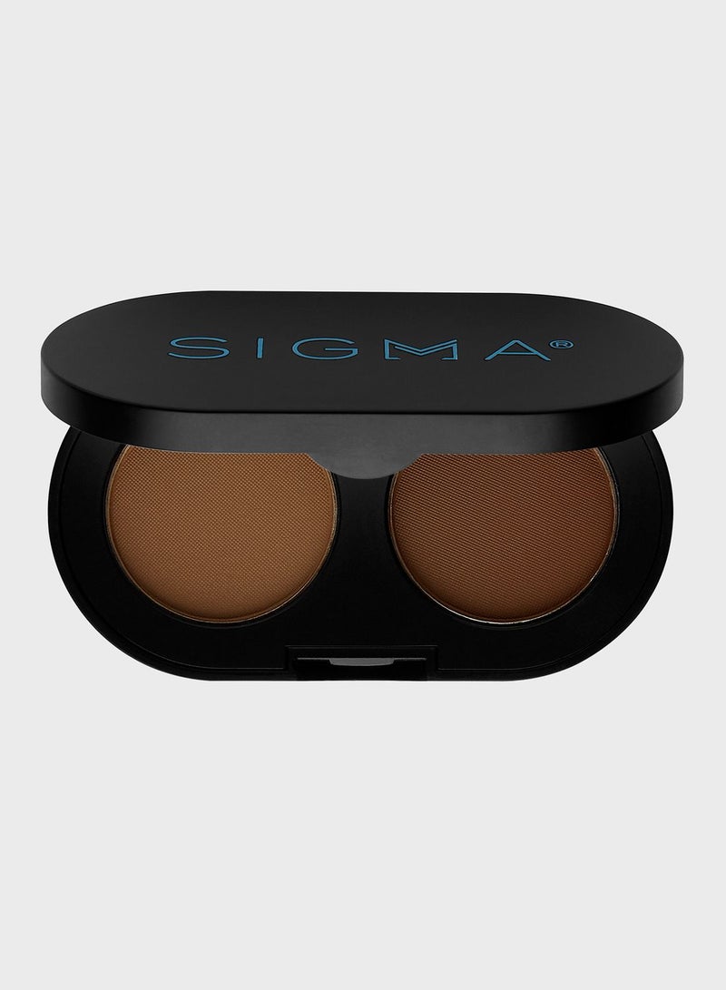 Sigma Beauty Color + Shape Brown Powder Duo in Medium Brown