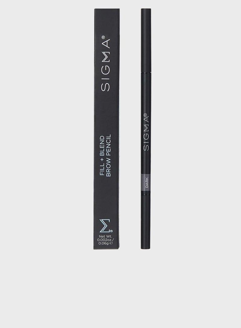 Fill + Blend Brow Pencil-Dark