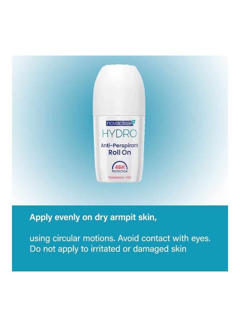 Hydro Fragrance Free Anti-Perspirant Roll-On 50ml