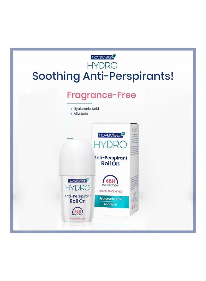 Hydro Fragrance Free Anti-Perspirant Roll-On 50ml