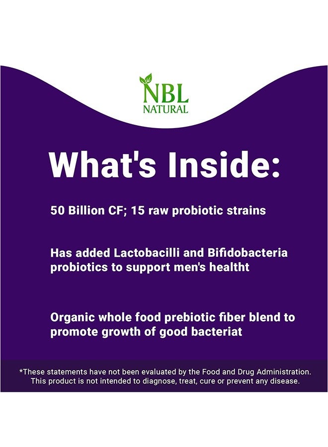 Once Daily Probiotics for Women & Prebiotics, 50 Billion CFU for Women’s Daily Digestive & Immune Health, 16 Probiotic Strains, 30 Capsules