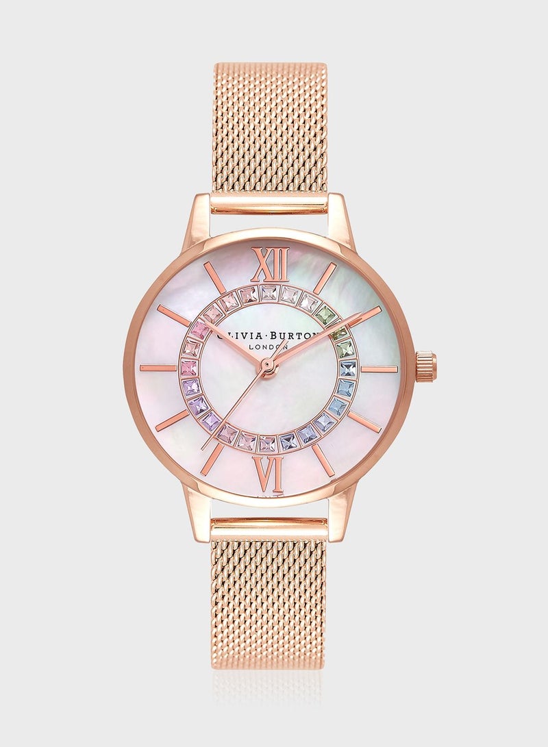 Wonderland Analog Watch