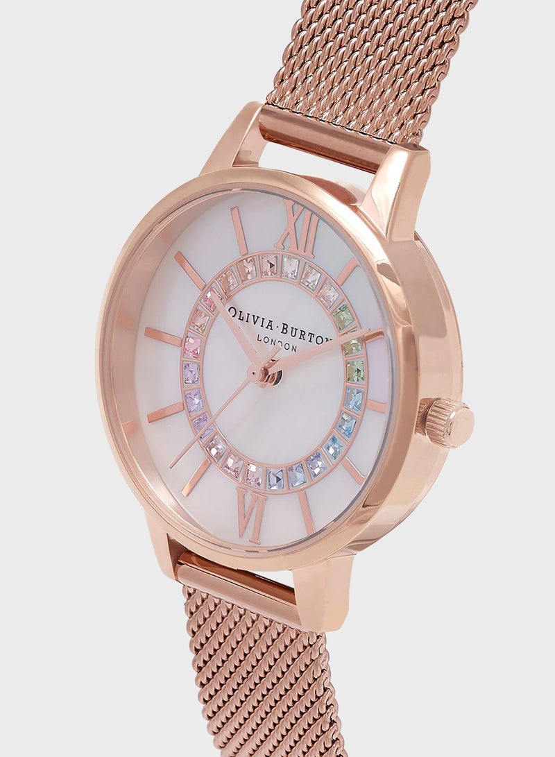 Wonderland Analog Watch