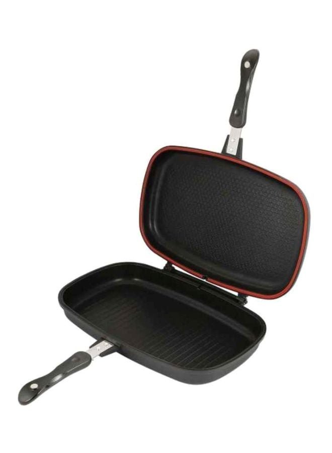 Aluminum Double Fry Pan Black 36cm