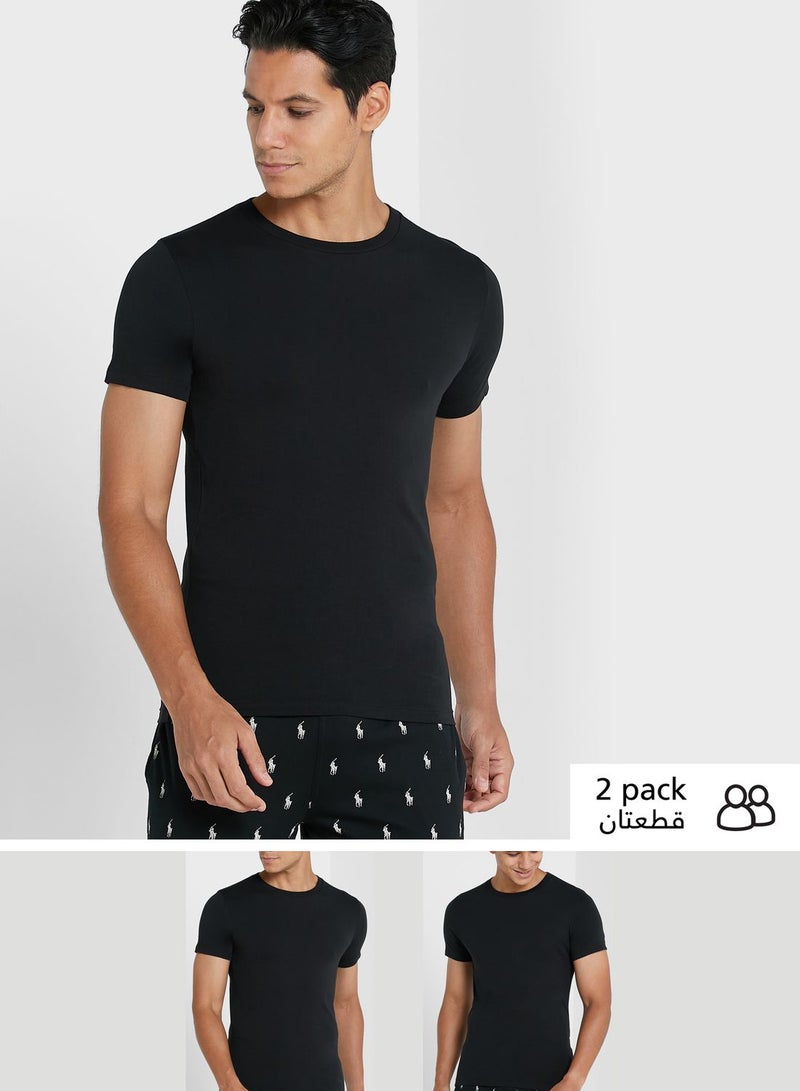 2 Pack Essential Crew Neck T-Shirt