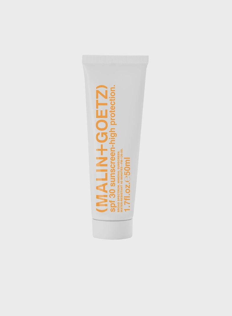 SPF 30 Mineral Sunscreen – High Protection Tanning Cream