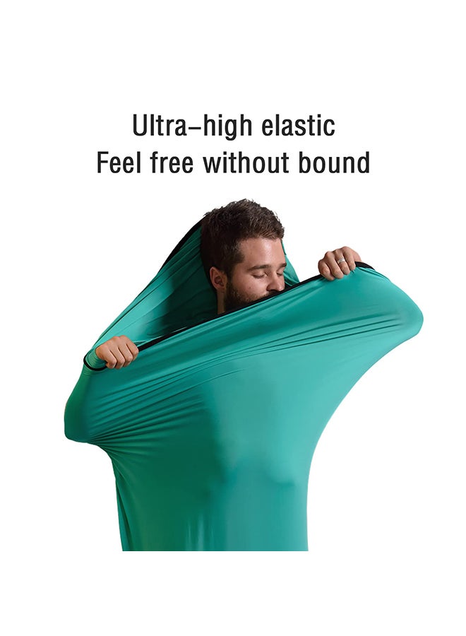 High Elasticity Sleeping Bag Liner | Rectangular Shape | All Seasons | Silky Smooth Comfort, Breathable Fabric