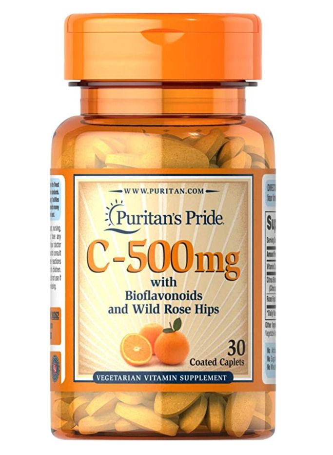 Puritans Pride C-500mg With Rose Hips 30s