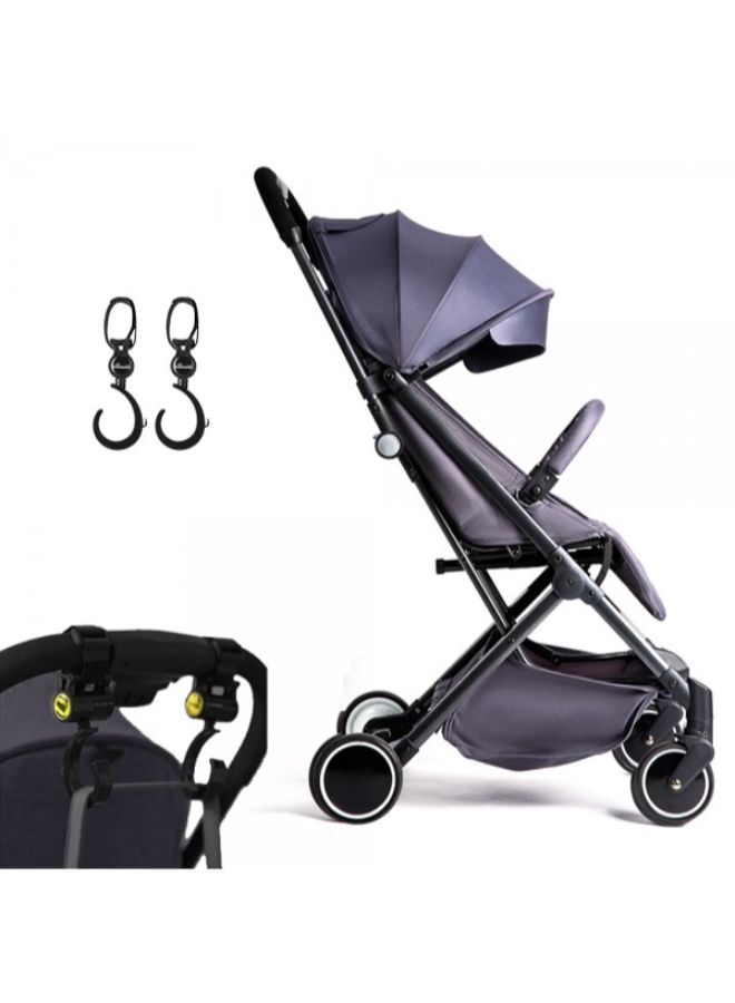 Travel Lite Stroller With Sunveno Diaper Bag And Hooks - Multicolour