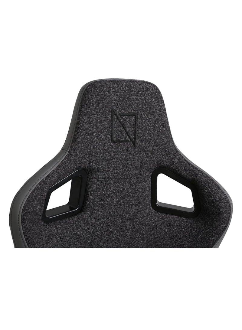 Navodesk APEX AIR Ergonomic Gaming Chair with Magnetic Memory Foam Headrest And Lumbar Support DARK GREY FUSION WEAVE