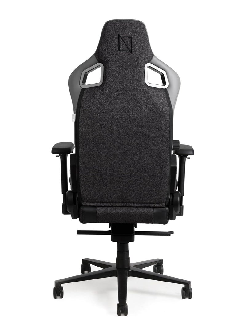 Navodesk APEX AIR Ergonomic Gaming Chair with Magnetic Memory Foam Headrest And Lumbar Support DARK GREY FUSION WEAVE