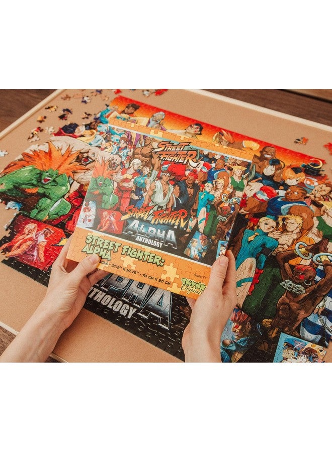 Street Fighter Collage 1000Piece Jigsaw Puzzle For Adults ; Brain Teaser Educational Developmental Toys & Games Building Kit Activities To Encourage Creative Play ; 28 X 20 Inches