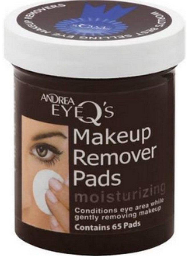Eye Q'S Eye Makeup Remover Pads Moisturizing 65 Each (Pack Of 10)