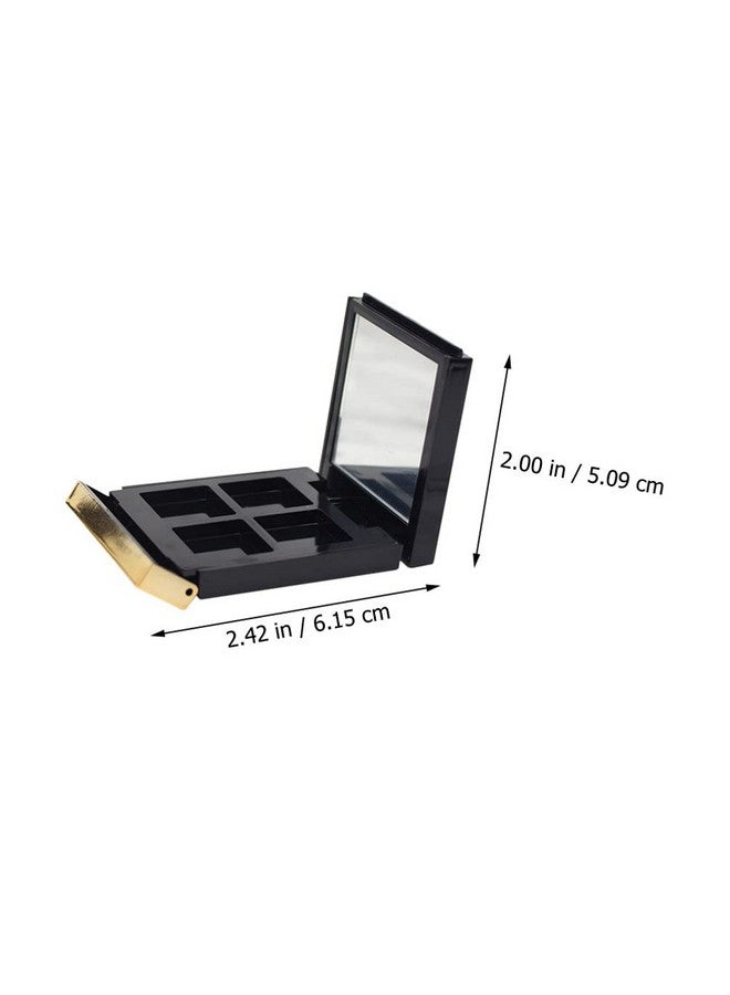 Empty Makeup Palette 2Pcs Eyeshadow Makeup Palette With Mirror Plastic Cosmetic Storage Case For Makeup Eyeshadow Lipstick