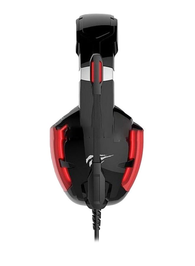 Havit Gamenote Hv-H2001U Red Led 7.1 Surround Sound Usb Gaming Headphone With Noise Cancelling Microphone & In-Line Volume Control