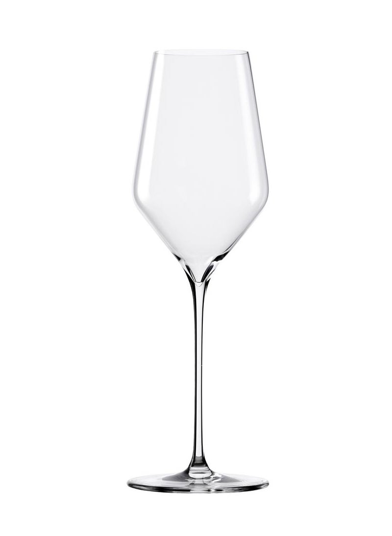 Q1 Mouth-Blown White Wine 350Mm Set Of 2