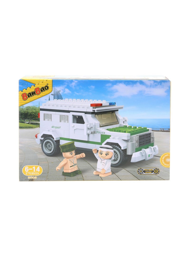 230-Piece Arabic Police Car Set 230