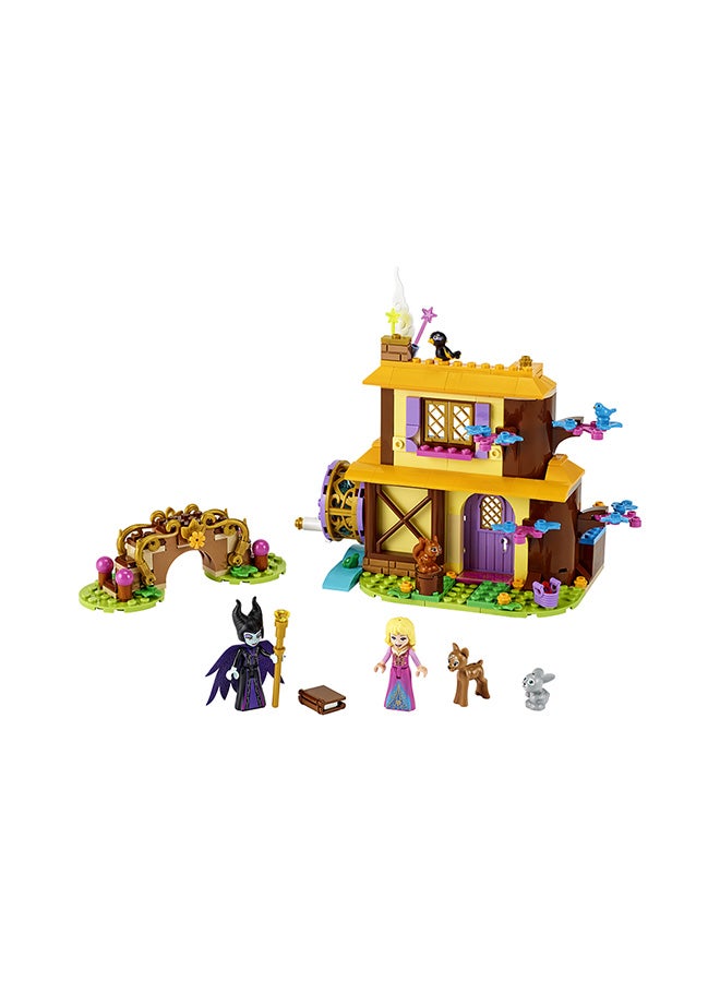 Aurora’S Forest Cottage Sleeping Beauty Playset With Maleficent Minifigure And Animal Figures 26.2cm