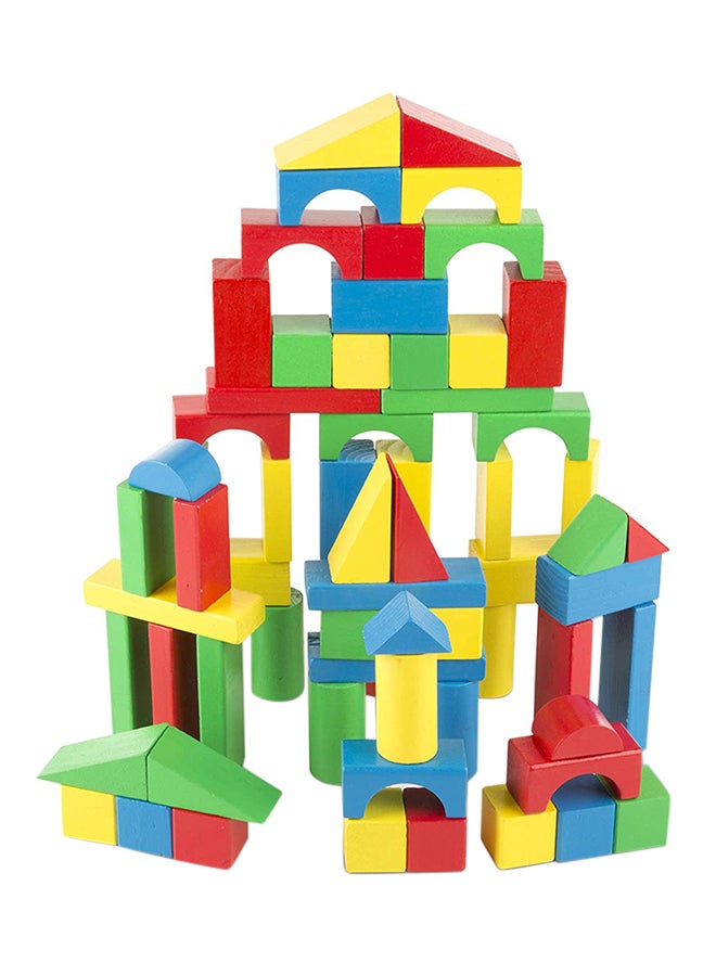 000772004817' 100-Piece Wood Blocks Set 100 3+ Years