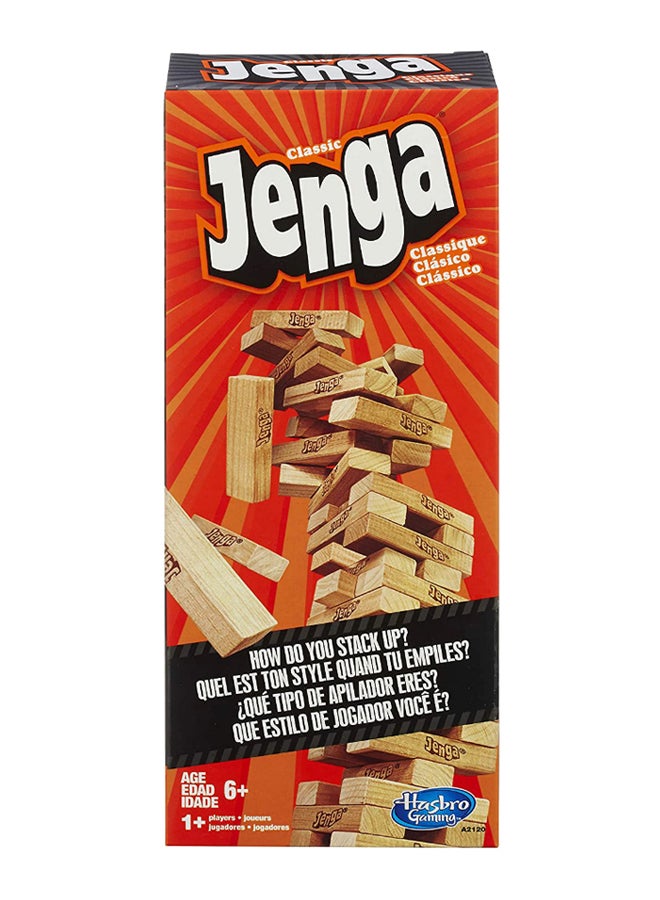 A2120EU4 54-Piece Jenga Puzzle Game Set 6+ Years