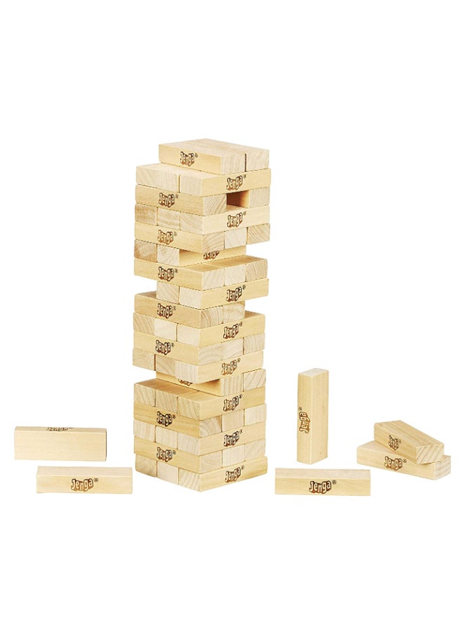 A2120EU4 54-Piece Jenga Puzzle Game Set 6+ Years