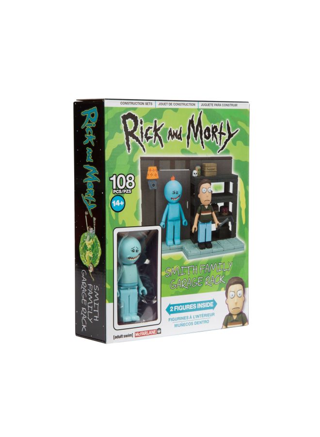 12872-7 108-Piece Rick And Morty Smith Garage Rack Small Construction Set 12872-7 108 8+ Years