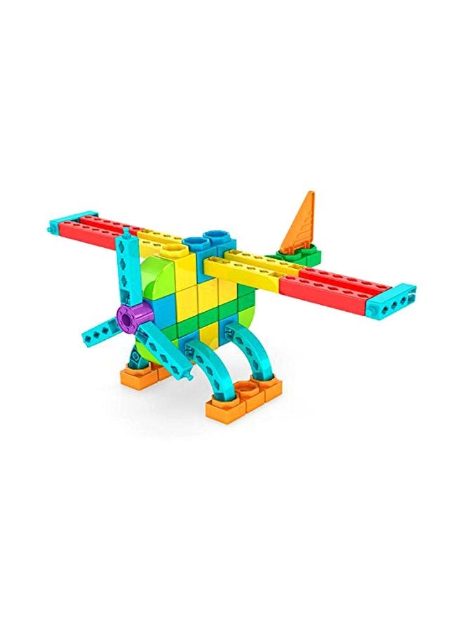 QB04C Qboidz 4 In 1 Stunt Plane Construction Set QB04C 2+ Years