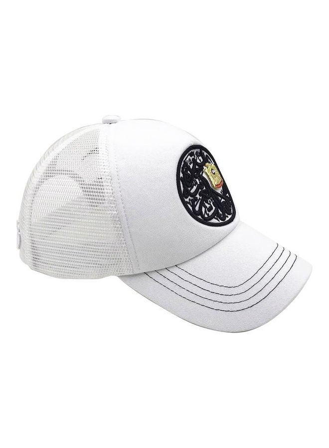 UAE National Day Falco Printed Cap White