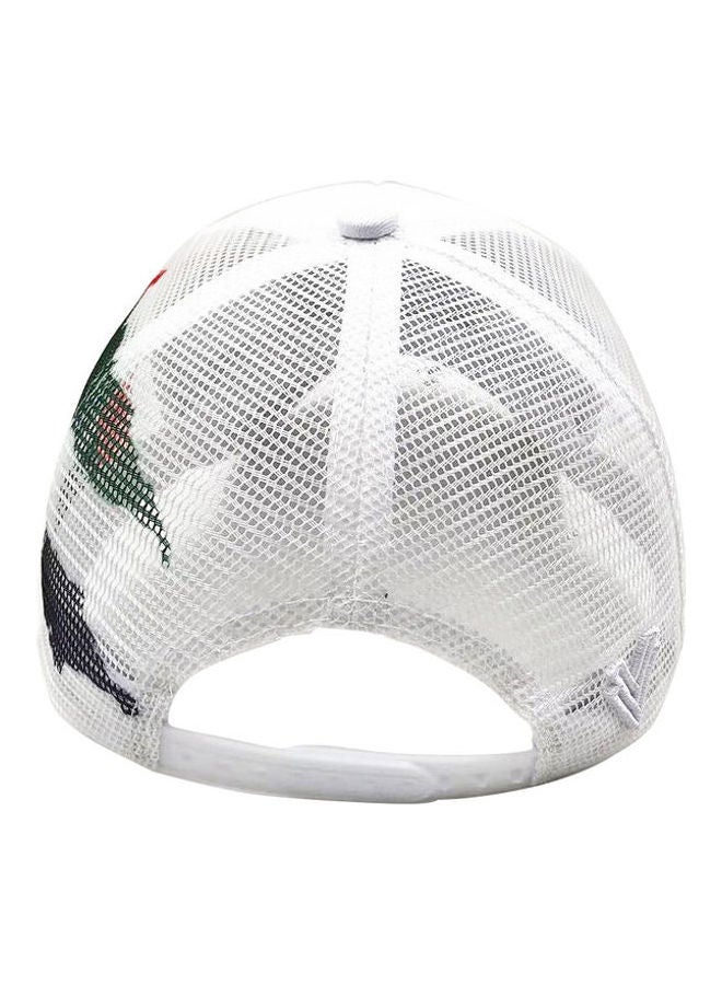 UAE National Day Falco Printed Cap White