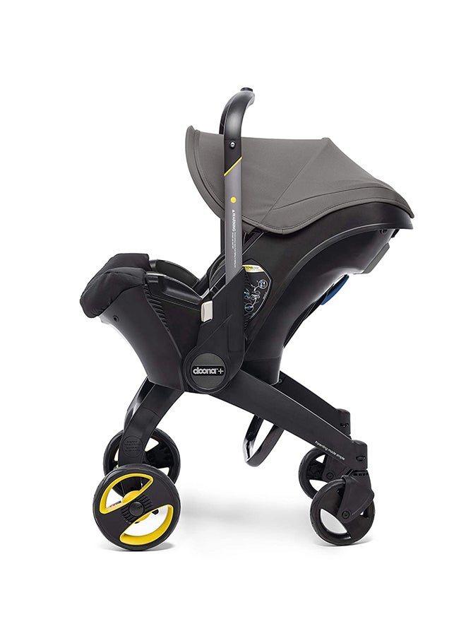 Baby Car Seat And Travel Stroller - Urban Grey, Convertible 0+ Car Seat And Pram With 5 Point Safety Harness Ergonomic Pushchair And Travel System Isofix Base Sold Separately