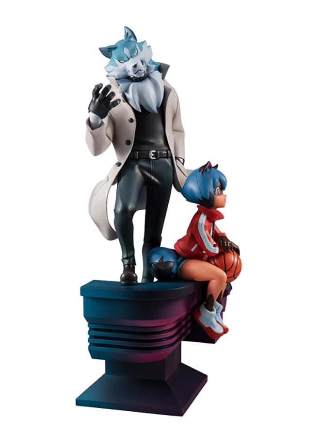 Animal Michiru Kagemori And Shirou Ogami Statue 9.84inch